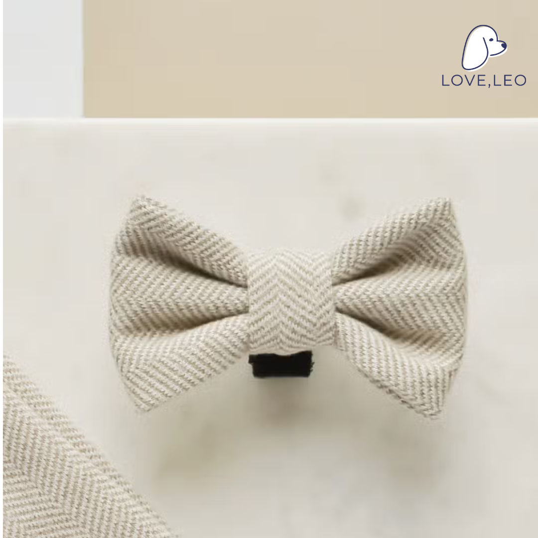 Tweed Bow Tie - Brown