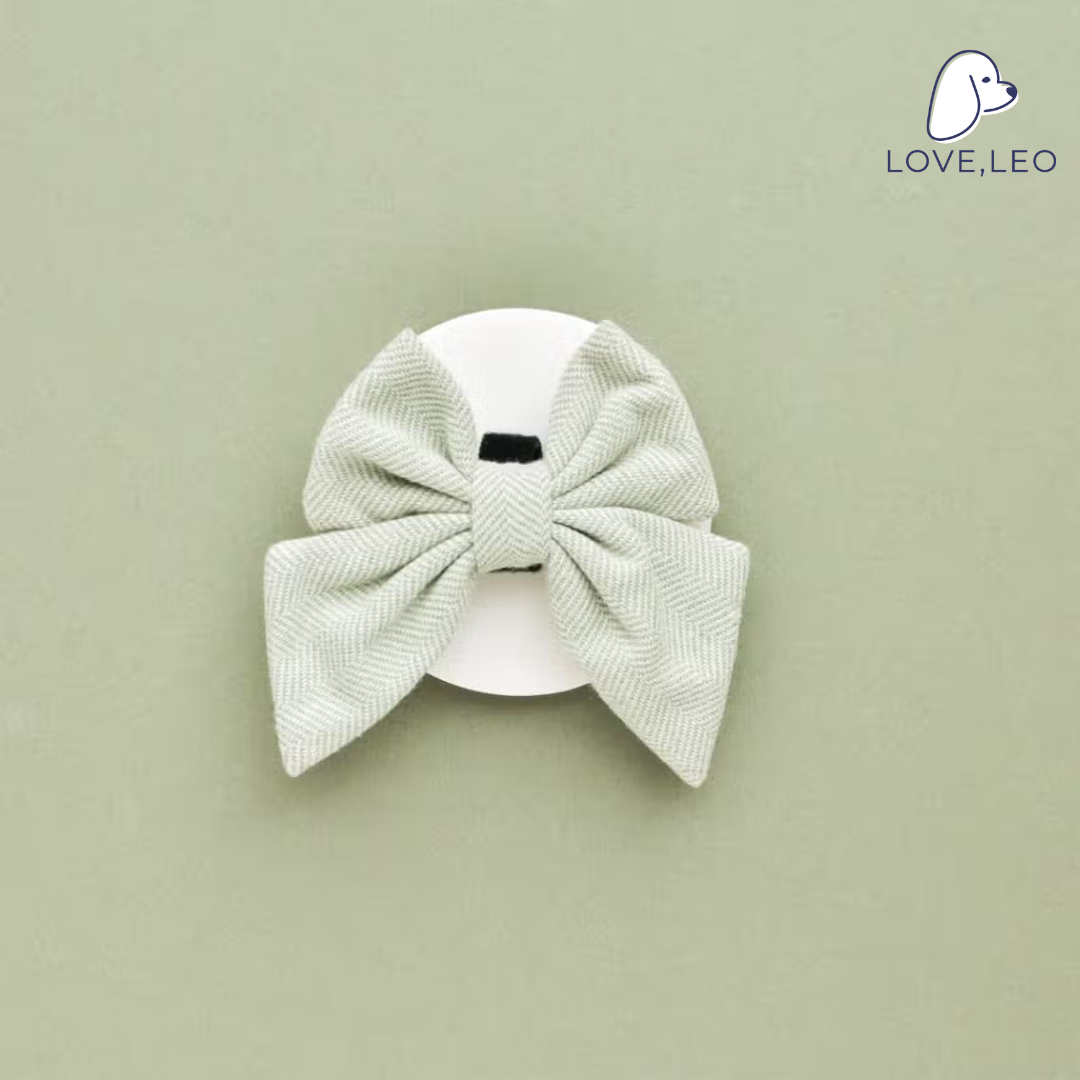 Tweed Sailor Bow Tie - Sage