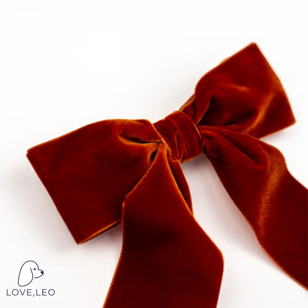Luxe velvet hair bows are the perfect hair accessory for women and children. The Bailee Bow is a signature bow featuring beautiful ribbon tails. Each bow is made with soft, luxurious velvet ribbon! Dimensions The Bailee Bow measures approximately 5.5" wide and tails are approximated 7.5” long from top of bow to longest tip. This bow is secured on a 3" French barrette. * Luxe Velvet Ribbon * Signature Hair Bow * French Barrette